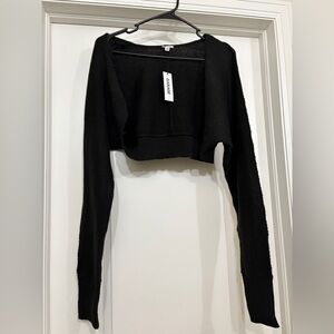 Garage Black Women's Knit Shrug XS NWT